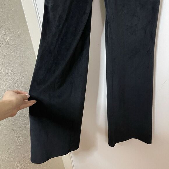 Lovers + Friends black velour vneck wide leg jumpsuit size US small - Picture 5 of 8